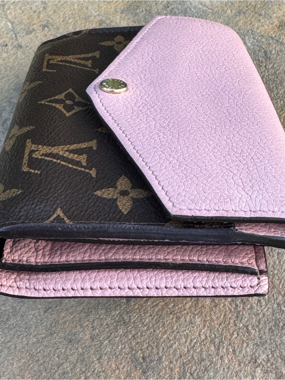 Louis Vuitton Monogram Pallas Compact Wallet in Rose Poudre - Picture 8 of 11